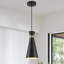 Luminaire suspendu conique 1 lumière Persei-106915239