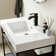 Ablitas 35.8 in. Rectangular Composite Granite Stone Bathroom Vanity Sink