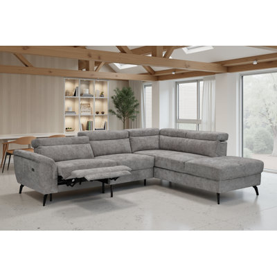 Dequita 5 Seater Electric Reclining Corner Sofa 