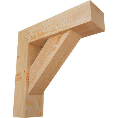 Traditional Block Bracket w/ Offset Brace