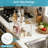 2-Tier Pull-Out Organizer With Slide Drawers, Under Sink Storage Solution For Bathroom, Kitchen, And Pantry, Clear Durable Design For Easy Access And Space Maximization