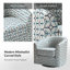 Fauteuil d'appoint pivotant rembourré Amiir-2067913027