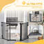 Free Standing Pet Gate With Door-67182273