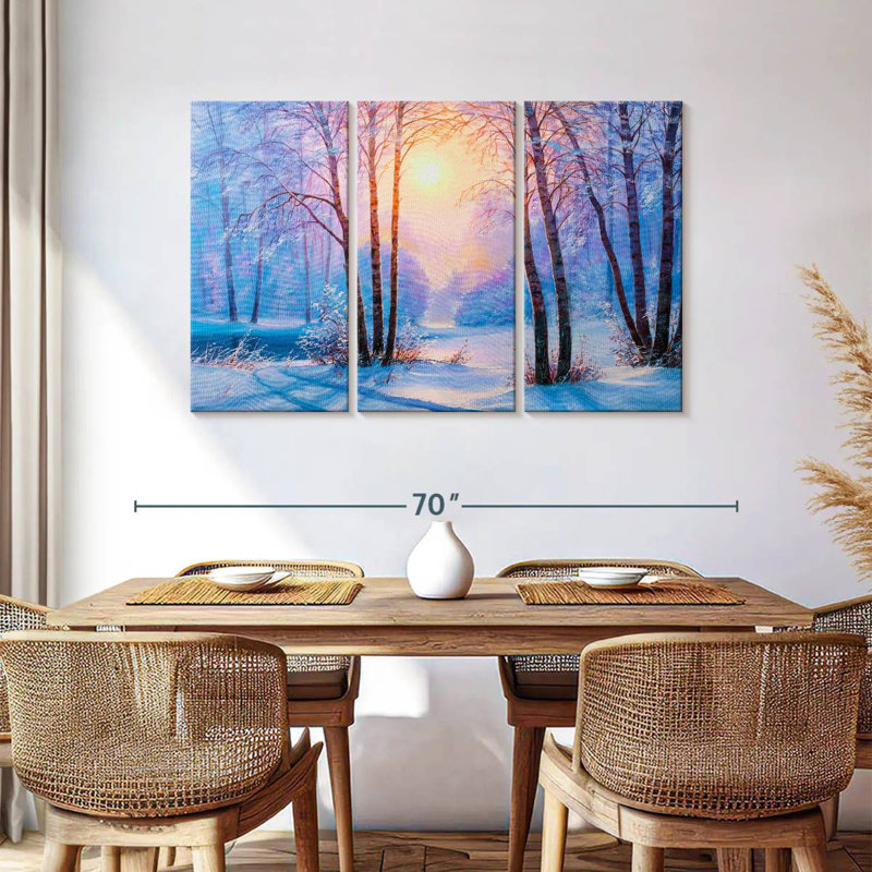 Alvord Snow Forest, 36" H x 57" W