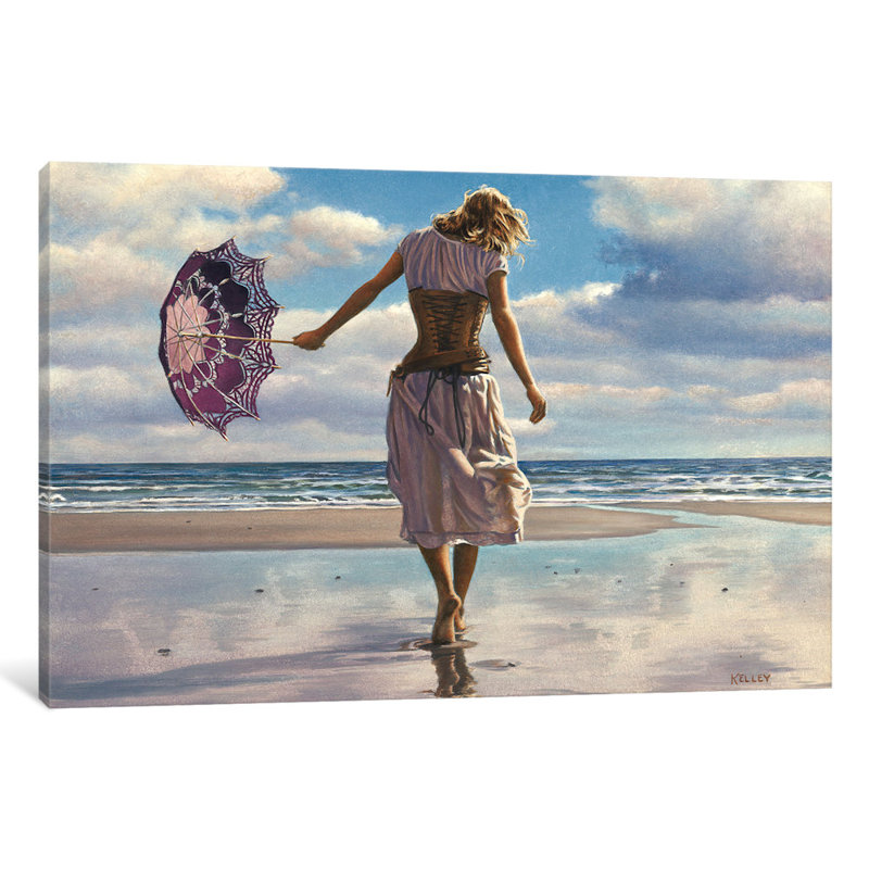 " Walking On Broken Clouds ", 16" H x 24" W x 1" D, Black Framed Fine Art Paper