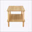 Table basse moderne à 2 niveaux pour le salon, conception rectangulaire avec tablette ouverte, durable et facile à assembler-1195907367