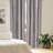 East Urban Home Houndstooth 4-Panel Curtains, Classic Fashion Motifs, Charcoal Grey and Vermilion-641688899