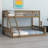 Bunk Bed With Ladder And Guardrails