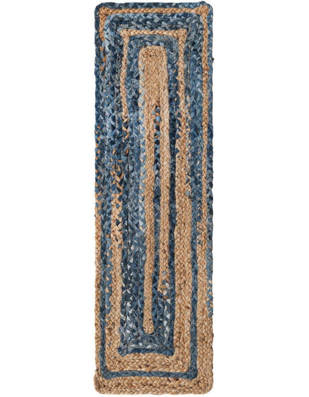 Cotton Indoor Rug, Table Runner 1'2" x 5'1"