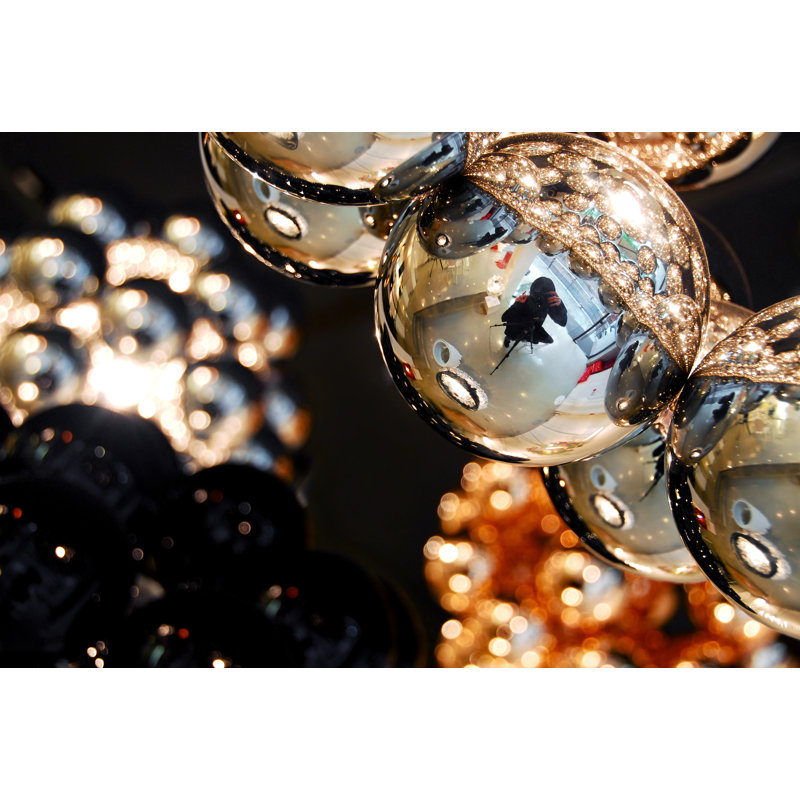 1 - Light Unique/Statement Pendant, Chrome