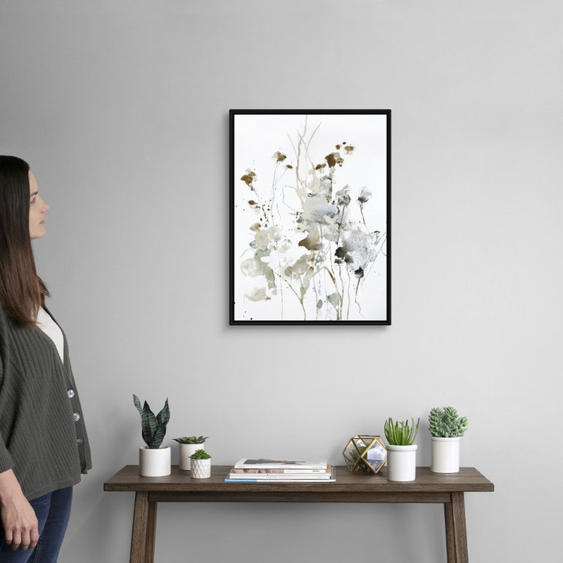 Ces jours 2 - reproduction d'art, H 26 po x l 20 po x P 1,75 po, Toile avec cadre noir