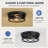 2 Pack 2-Light Matte Black Industrial Flush Mount Ceiling Light