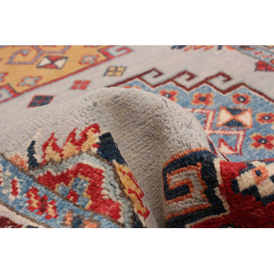 Zaena One-of-a-Kind 2'9" X 9'9" New Age Runner Wool Area Rug Grey