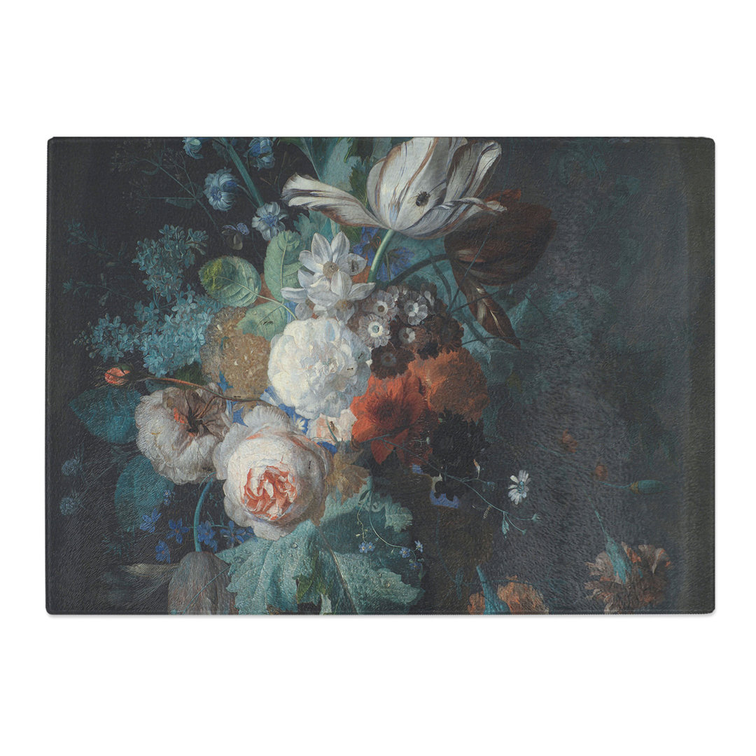 Still Life with Flowers Vol.4 by Jan Van Huysum Chopping Board