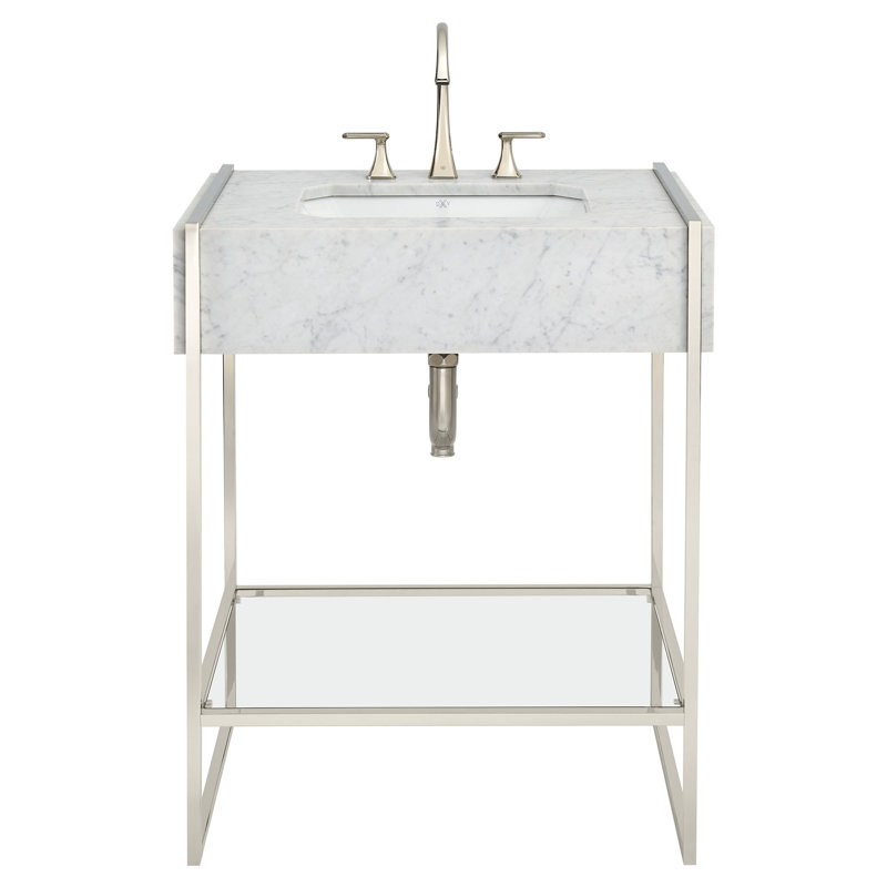 Belshire 30'' Console Frame, Platinum Nickel