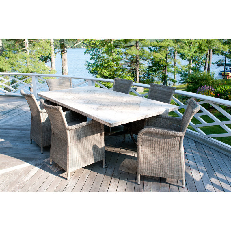 Savannah Outdoor 5 - Piece Dining Set with Cushions