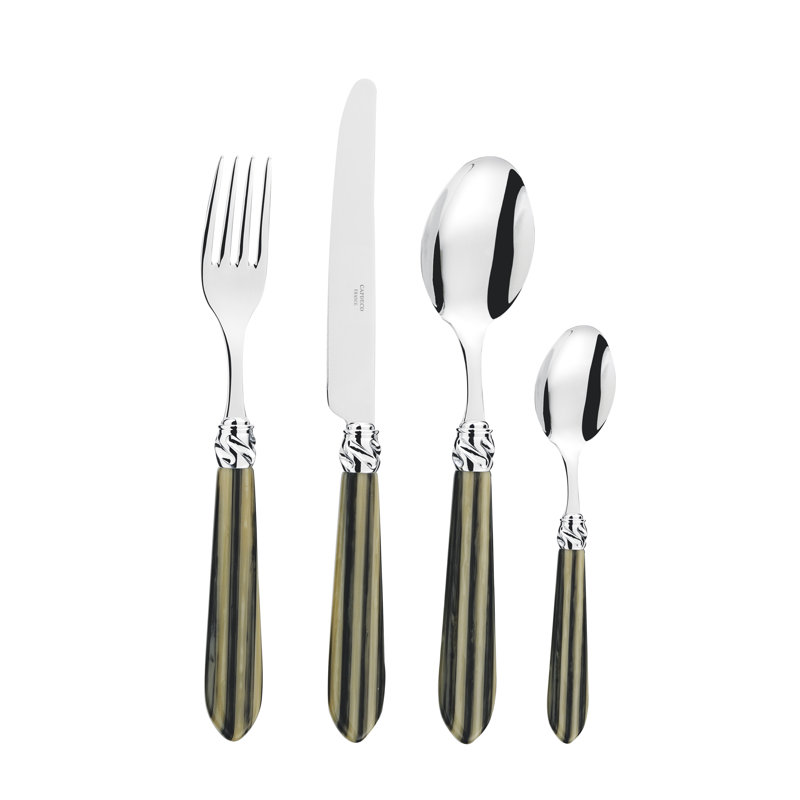 Diana 24 Piece Cutlery Set, Service for 6, Stone