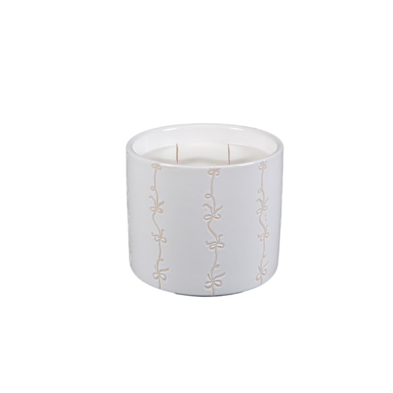 Bougie ruban en céramique 5,13 po (18,5 oz)