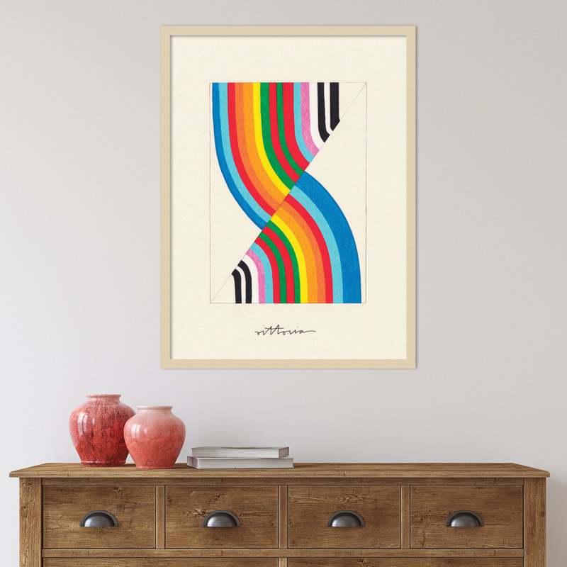 It's Always An Almost by Amber Vittoria, Brown Framed, 25" W x 33" H x 1" D