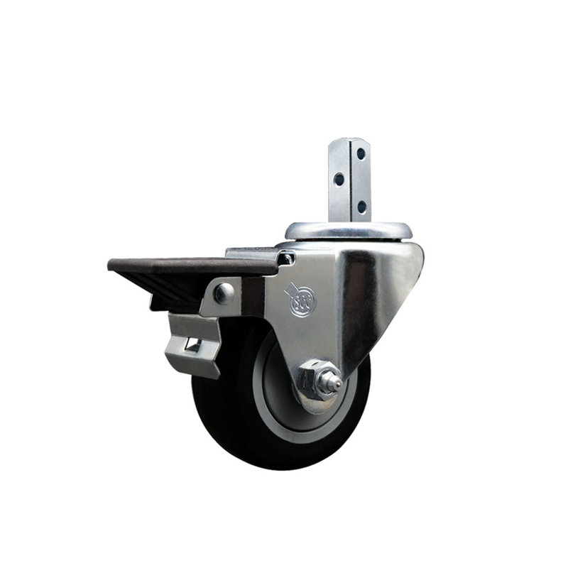 Polyurethane Casters, Black