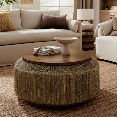 Table basse en noyer naturel Maris