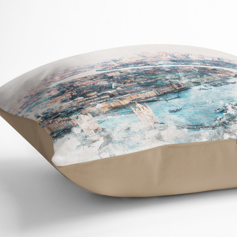 Square Cushion, 55cm H x 55cm W x 20cm D, Stone