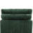 3 - Piece Upholstered Green Faux Rabbit Fur Flannel Modular Sectional Sofa with Armrests & Throw Pillows-2142440421