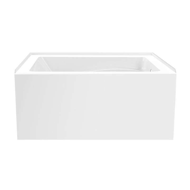 Baignoire alcôve en acrylique avec drain à gauche VTAM4836L22T Kingston, Droite