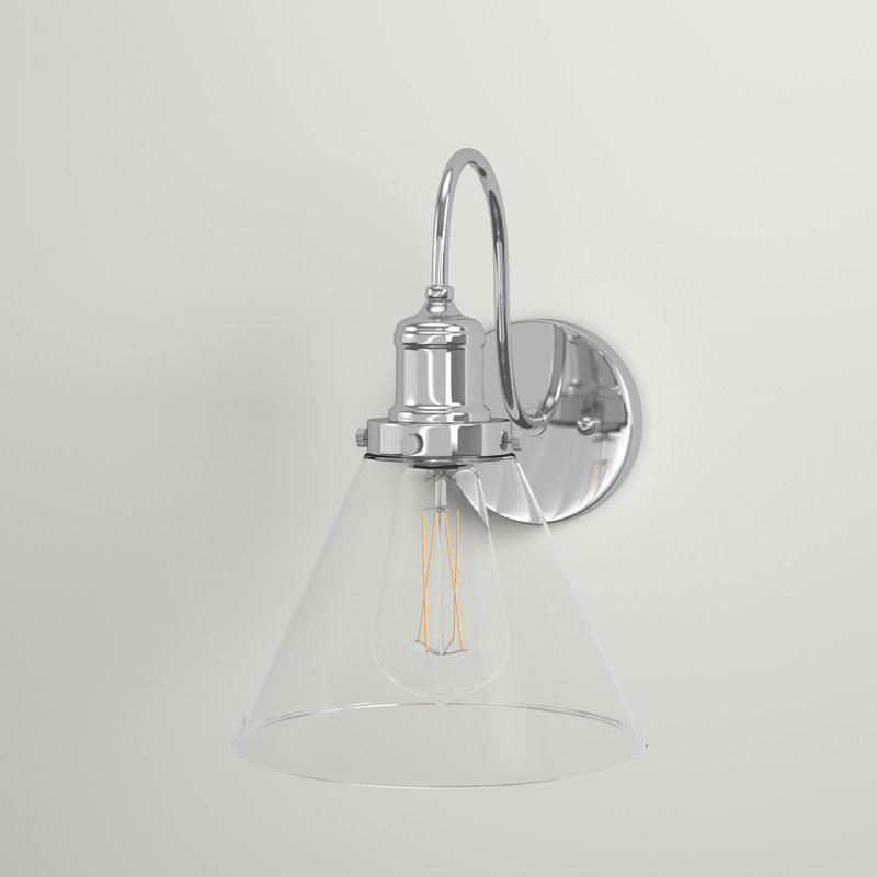 Rimma Armed Sconce, Chrome