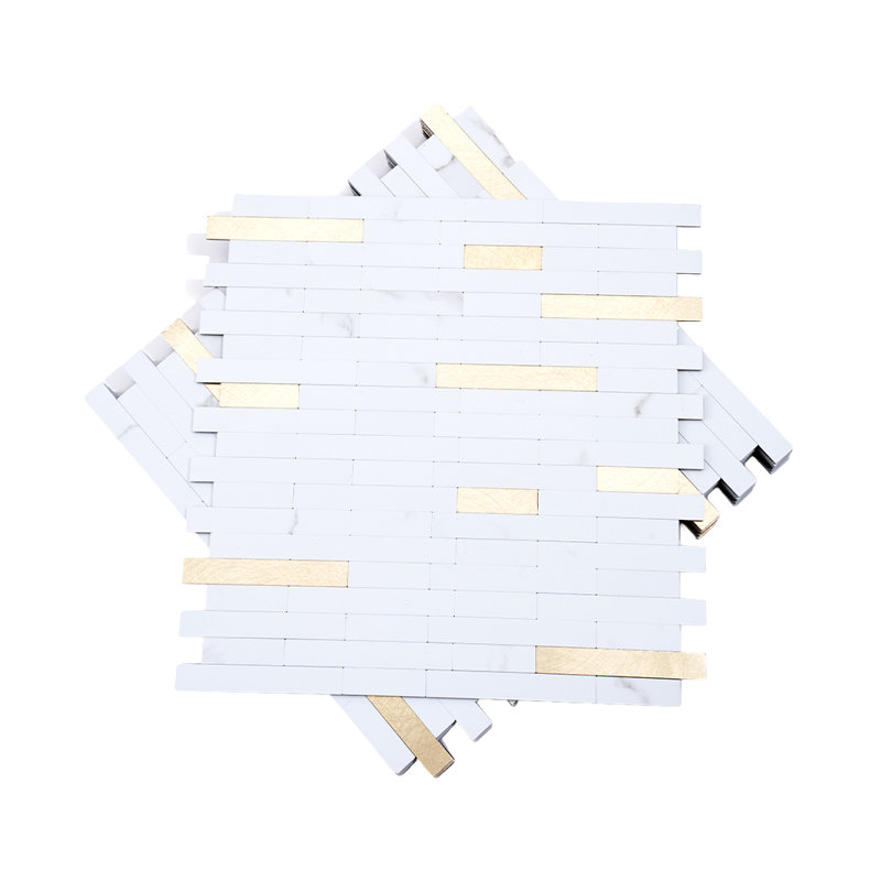 No Subject Wall Decals, White/Gold