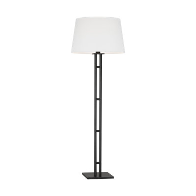 Haddon 59.38'' Aged Iron Traditional Floor Lamp