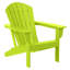 Chaise Adirondack en plastique avec table et repose-pieds Altura-87463646
