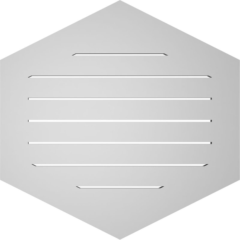 Pente verticale verticale en uréthane 6 pi, 30" H x 30" W x 1" D