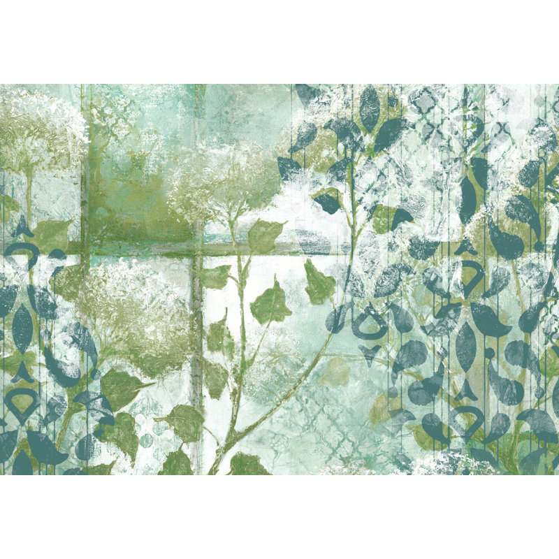 Green And Blueness - Wrapped Canvas Print, 30cm H x 46cm W x 3.8cm D