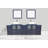  96" Double Bathroom Vanity Set with Mirror-62326209