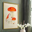 «Mushroom Variétés», reproduction encadrée en bois massif-890128491-890128488