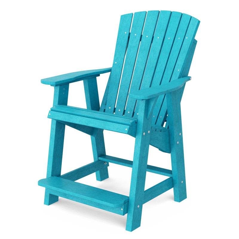 Chaise haute Adirondack Heritage, Bleu Aruba