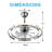 Ludovico 24" DIY Shape Adjustable Ceiling Fan with Lights Remote and APP Control-2035318130