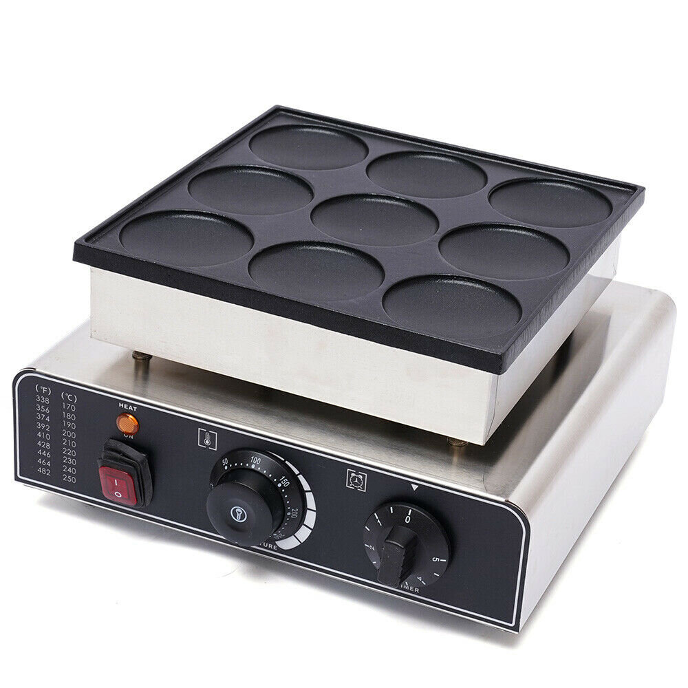 Popular Catering Equipment Nonstick Aluminum Plate Poffertjes Grill Crepe  Maker Machine Commercial Dutch Mini Pancake Griddle - Buy Mini Pancake