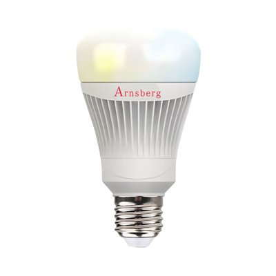 100 watts equivalent, a19 intelligent à del, ampoule à del, e26/moyen (standard) base