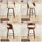 Comfortable Swivel Counter Stool With Durable Solid Wood Legs-120683912