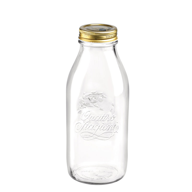 Quattro Stagioni 33,75 oz. Bouteille de conserve avec couvercle