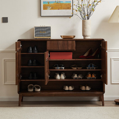 Armoire à chaussures de style nordique avec rangement rétro