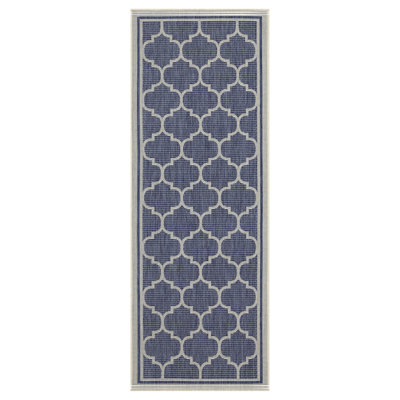 Tapis bleu intérieur / extérieur