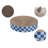 Nelson 20.13" Modern Cardboard Round Bowl Cat Scratcher with Catnip-111615817