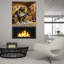 «Hot Sauna» par Rich Monet, art mural en verre acrylique-1107519166