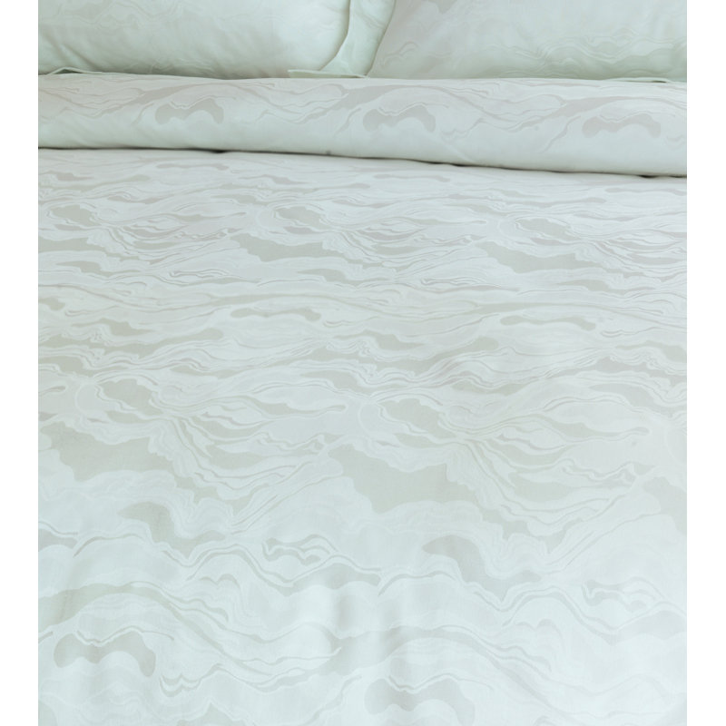 Housse de couette Stratus par Celerie Kemble, Ciel Daiquiri, Housse de couette très grand super