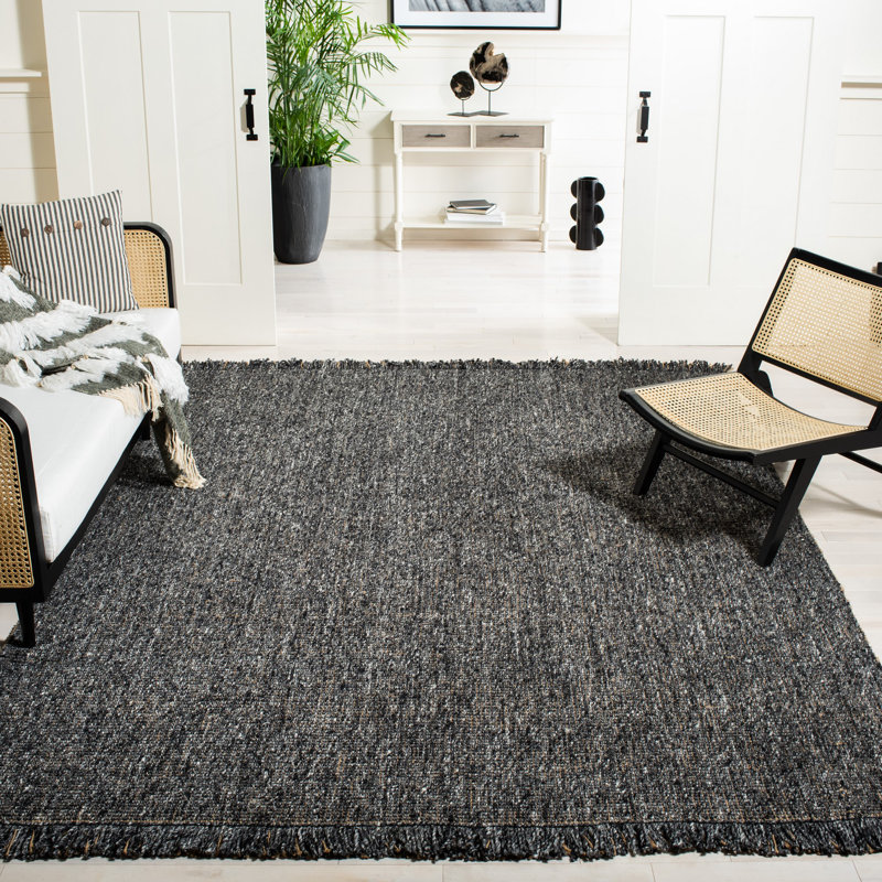 Tapis performance tissé à la main en fibre naturelle Gascon, Rectangle 4 pi x 6 pi