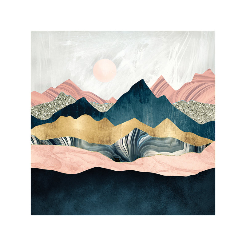 Plush Peaks by SpaceFrog Designs - Wrapped Canvas Giclee Art Print, 45.72 cm H x 45.72 cm W x 1.91 cm D