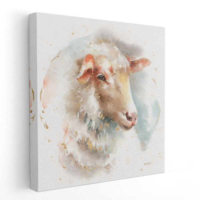 «Farm Friends IV», reproduction d'art sur toile, H 30 po x l 30 po